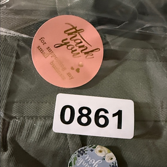 NWT Pants EVERYBODY & EVERYONE Ankle Derp Trouser , Color Olive,Size 12 - Picture 16 of 16